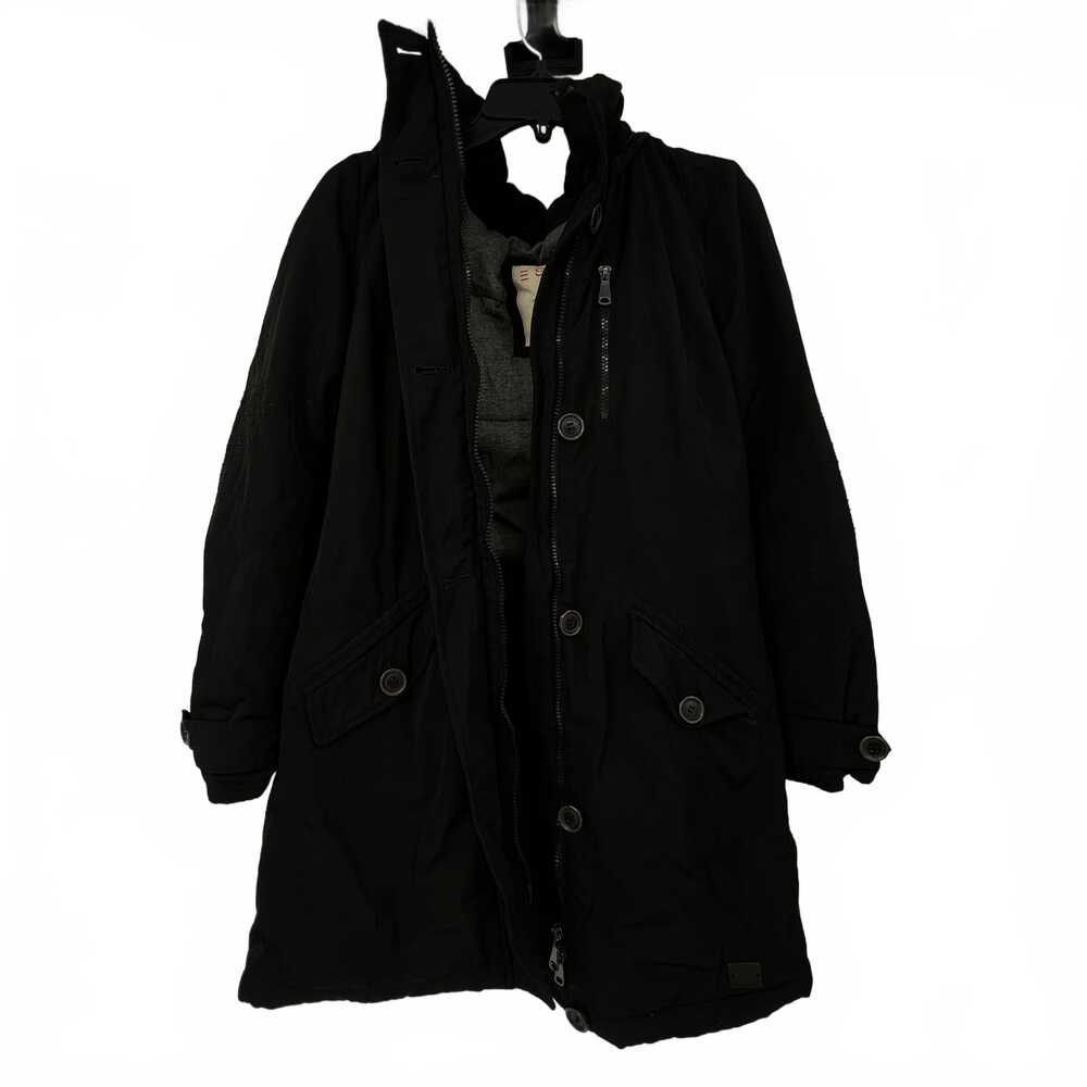 Esprit Black Pea Coat | Cotton Regular Size 4 Women’s